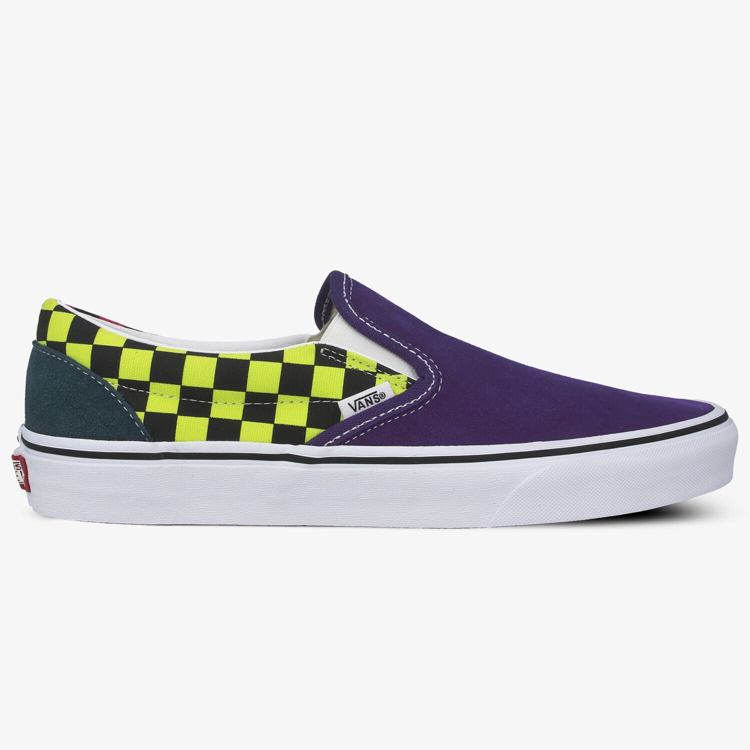 Buty sneakersy męskie VANS CLASSIC SLIP-ON VN0A4BV30061 FIOLETOWY