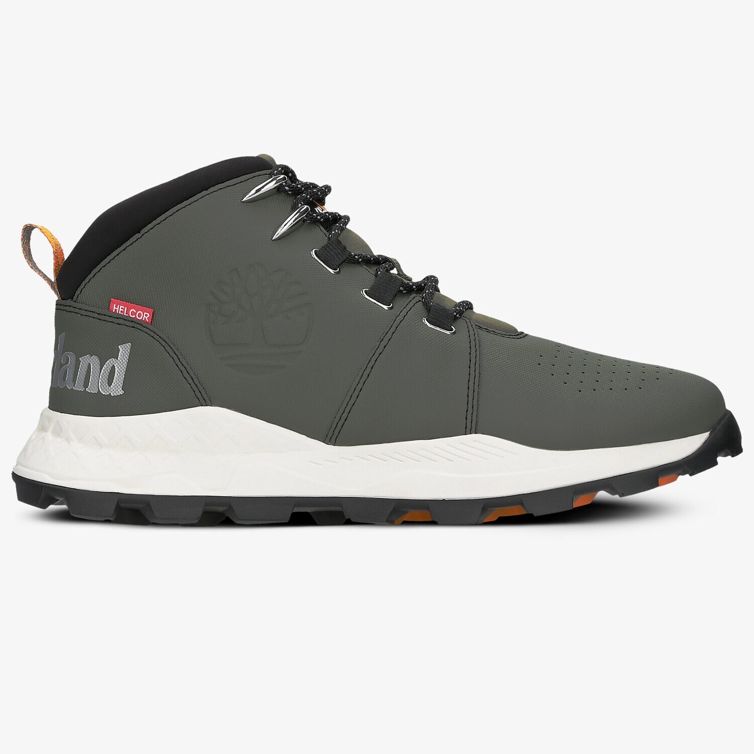 Buty sneakersy męskie TIMBERLAND HELCOR BROOKLYN CITY MID TB0A2EA9A581 ZIELONY