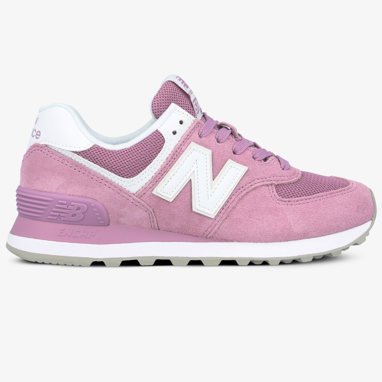Buty sneakersy damskie NEW BALANCE WL574OAC WL574OAC FIOLETOWY