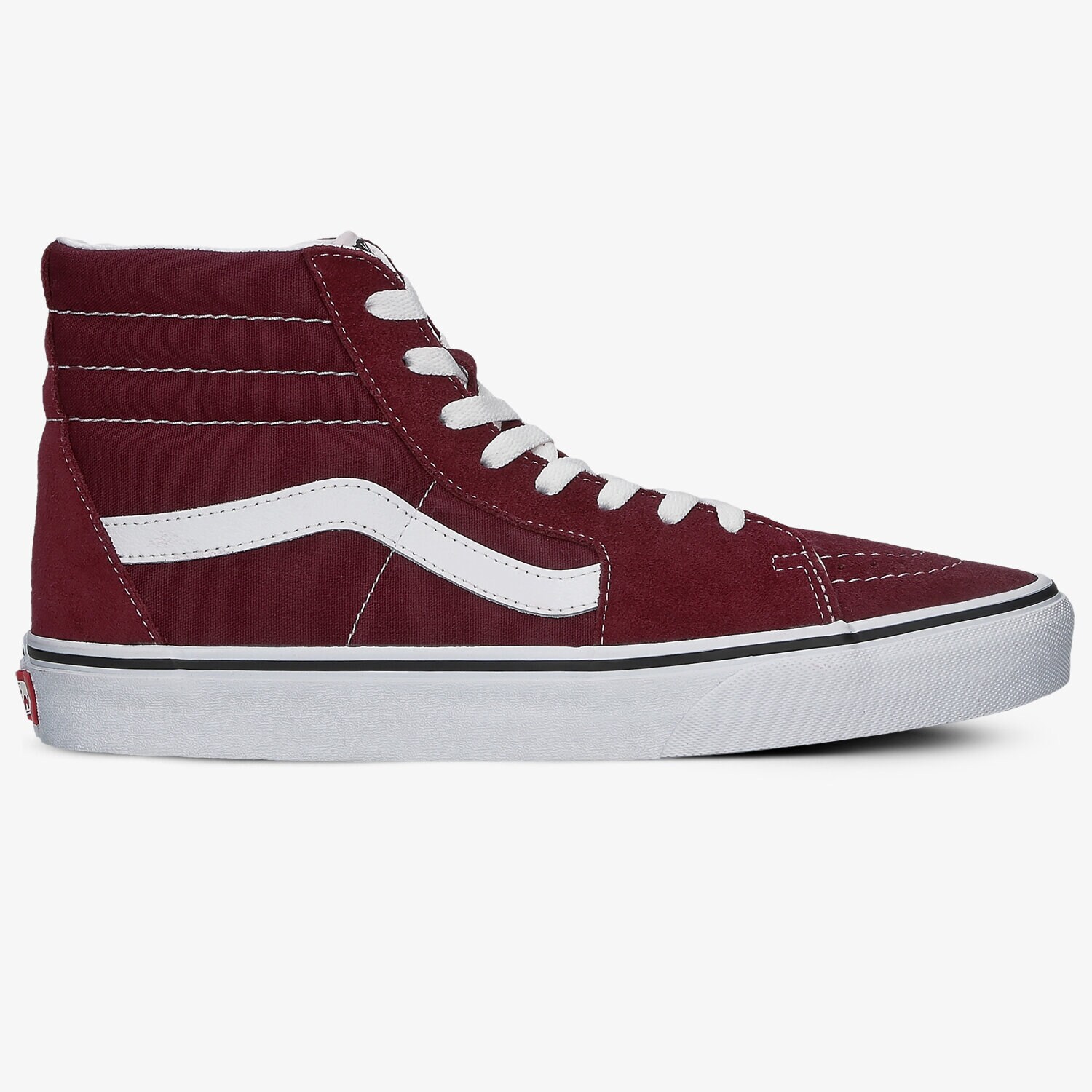 Buty sneakersy męskie VANS UA SK8-HI VN0A4U3C5U71 BORDOWY