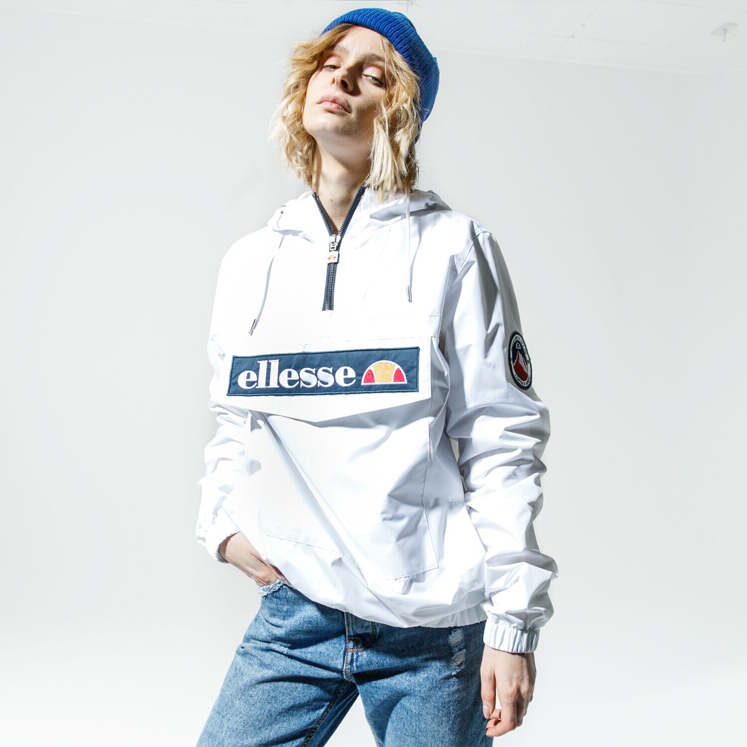 Kurtka wiosenna / jesienna damska ELLESSE KURTKA MONTEZ SGE09429WHITE BIAŁY