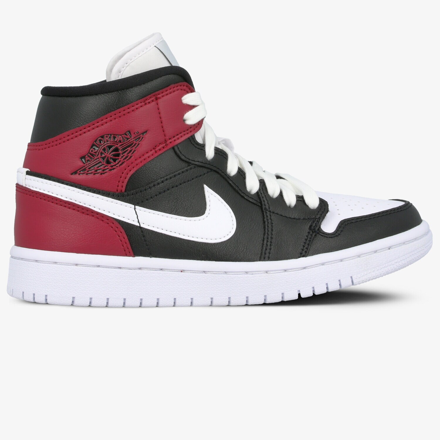 Buty sneakersy damskie AIR JORDAN 1 MID BQ6472-016 CZARNY