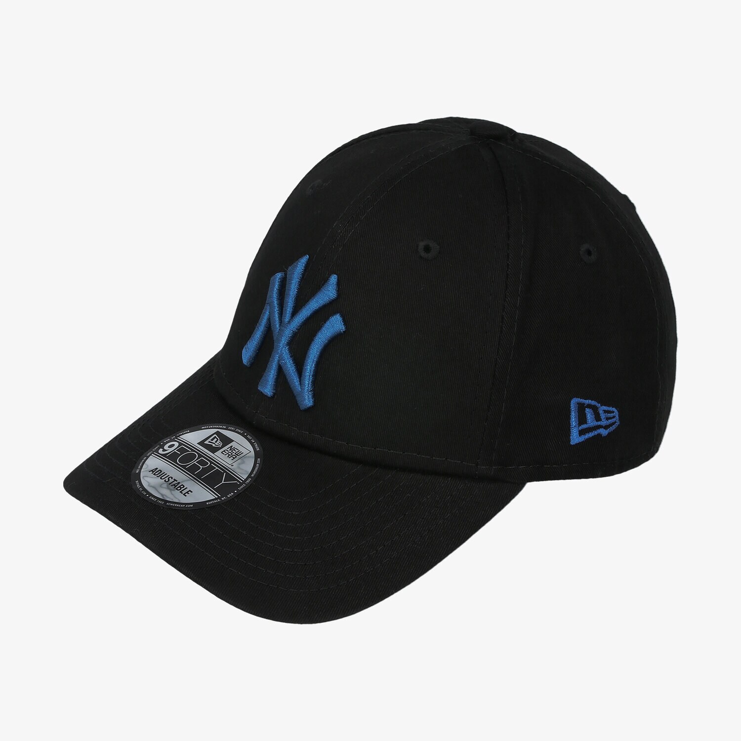 Czapka z daszkiem męska NEW ERA CZAPKA 9FORTY NYY BLK/BLUE NEW YORK YANKEES BLKDTL 12490478 CZARNY