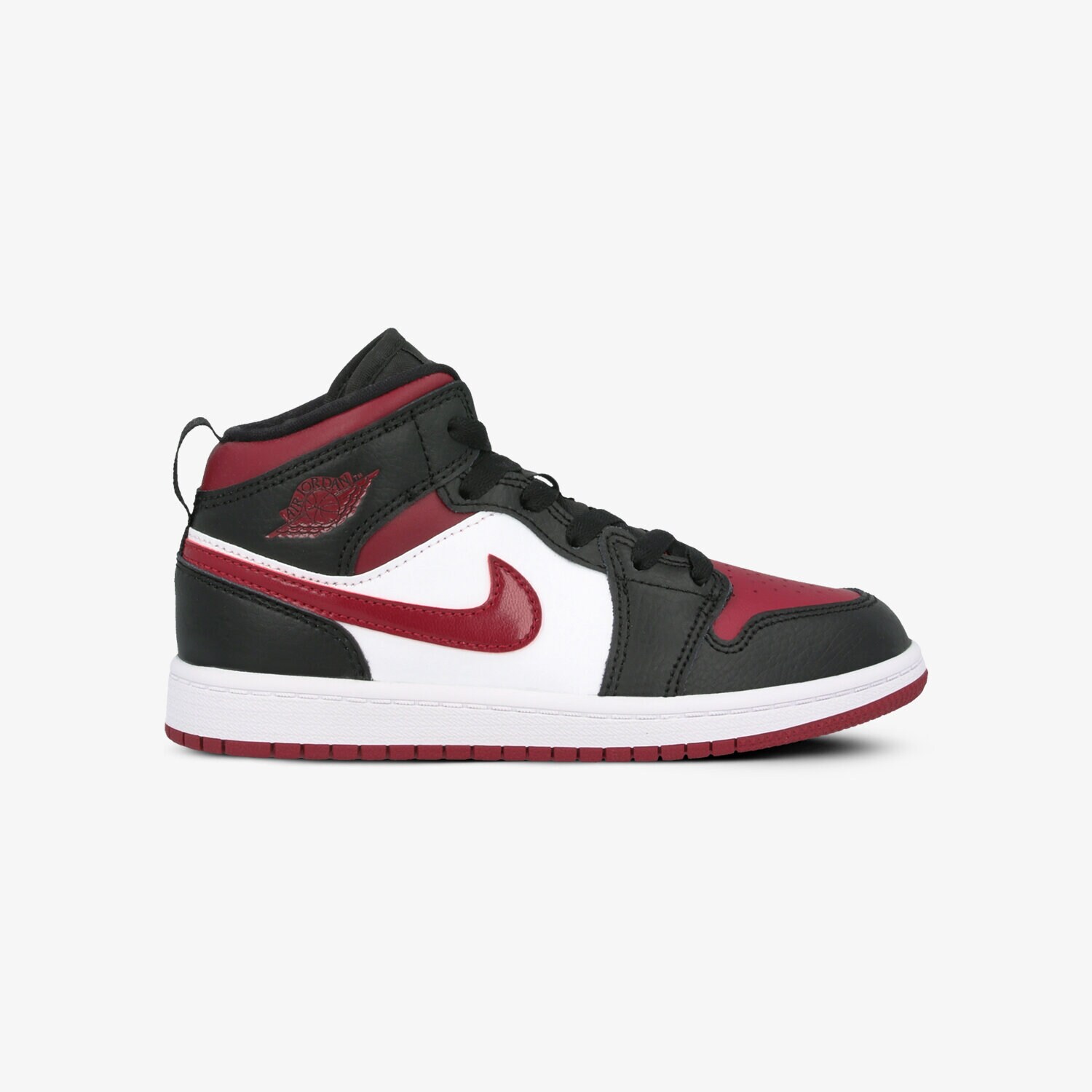 Buty sneakersy dla dzieci JORDAN MID 1 (PS) 640734-066 CZERWONY
