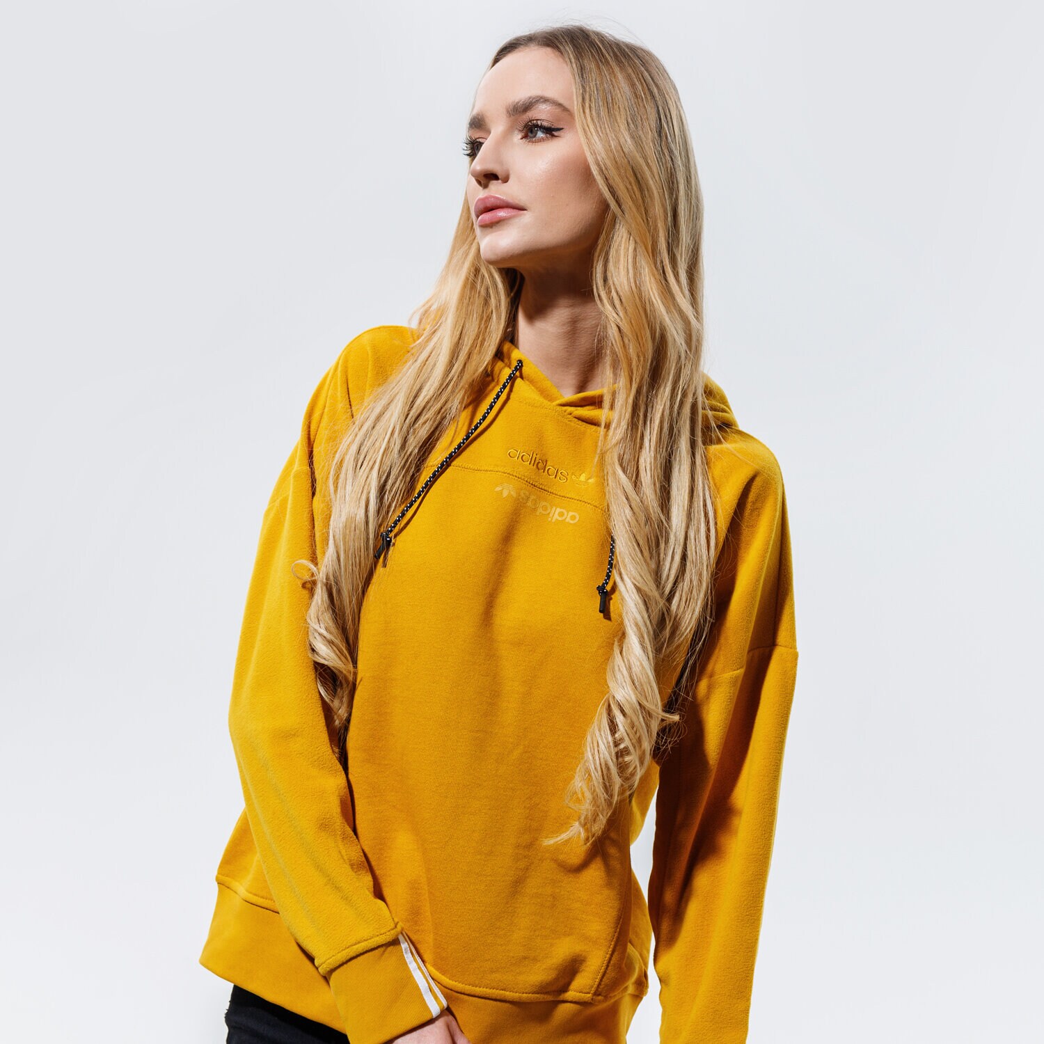 Bluza damska ADIDAS BLUZA Z KAPTUREM HOODIE GD3896 Neon różowy