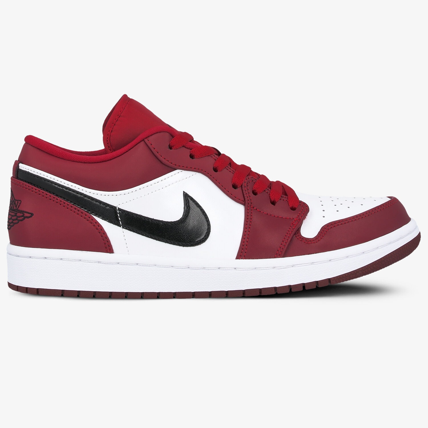 Buty sneakersy męskie AIR JORDAN 1 LOW 553558-604 BIAŁY