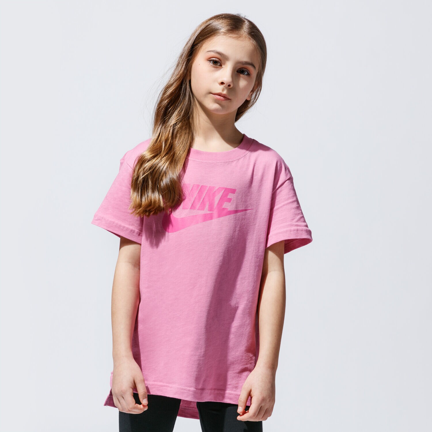 Koszulka, t-shirt dla dzieci NIKE T-SHIRT SPORTSWEAR AR5088-693 RÓŻOWY