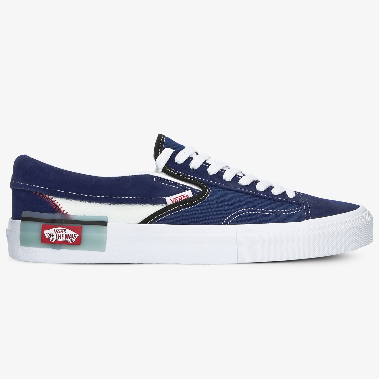 Buty sneakersy męskie VANS SLIP-ON VN0A3WM5XHR1 NIEBIESKI