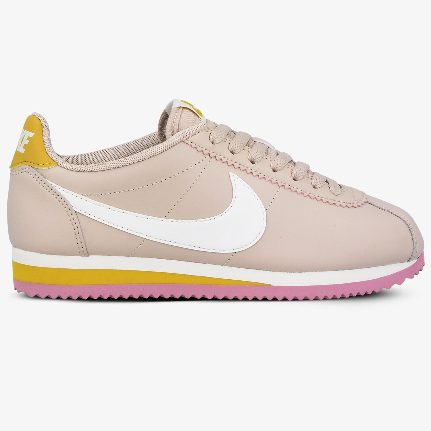 Buty sneakersy damskie NIKE W CLASSIC CORTEZ LEATHER SHOE 807471-201 RÓŻOWY