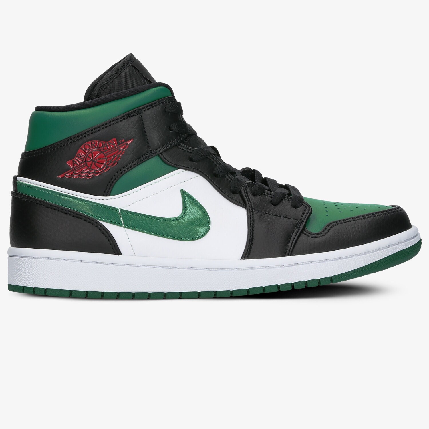 Buty sneakersy męskie AIR JORDAN 1 MID 554724-067 CZARNY
