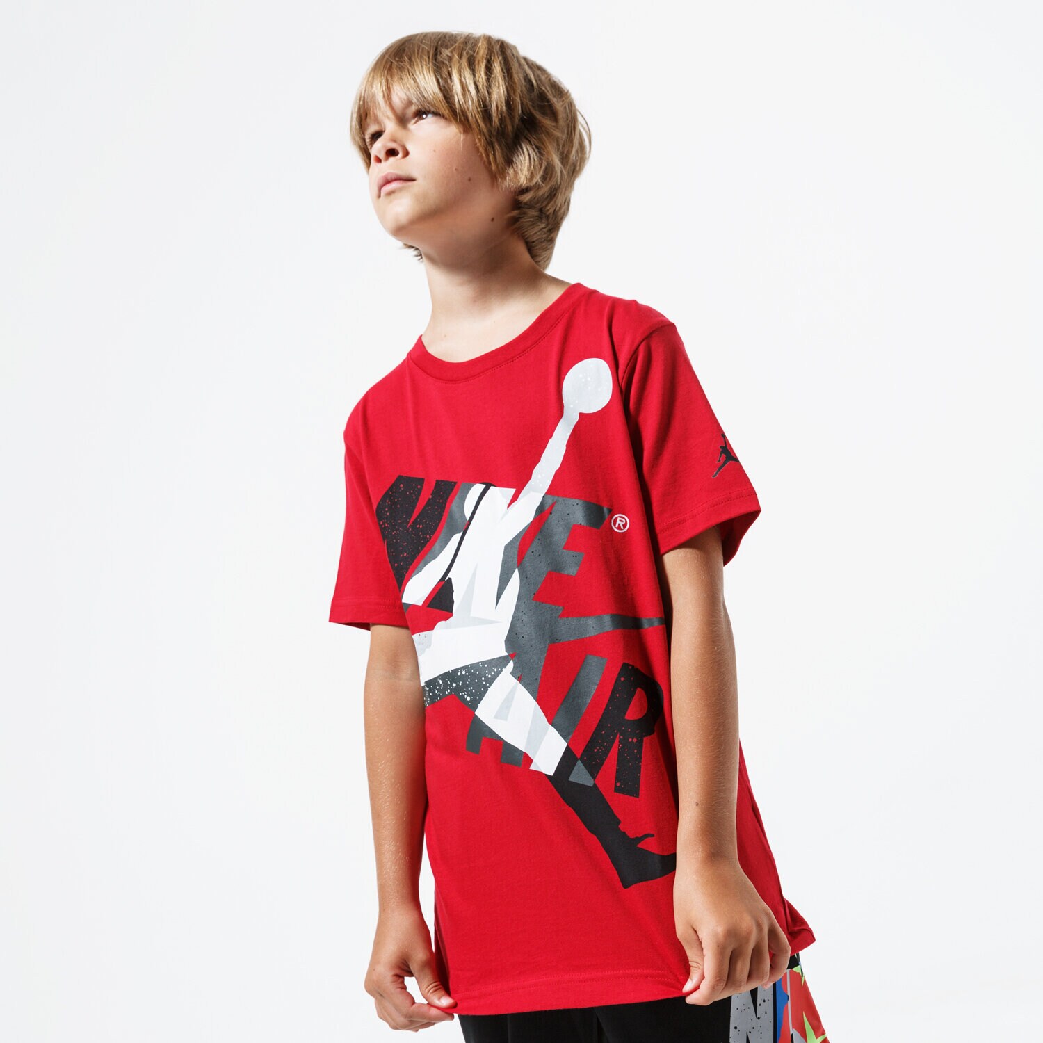 Koszulka, t-shirt dla dzieci JORDAN T-SHIRT JUMPMAN OS CLASSIC GRAPHIC 956901-R78-EH CZERWONY