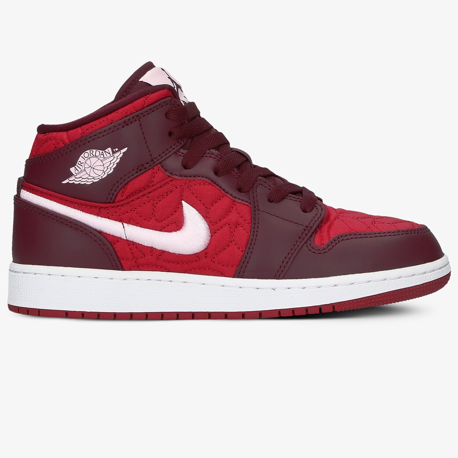 Buty sneakersy dla dzieci AIR JORDAN 1 MID SE AV5174-600 CZERWONY