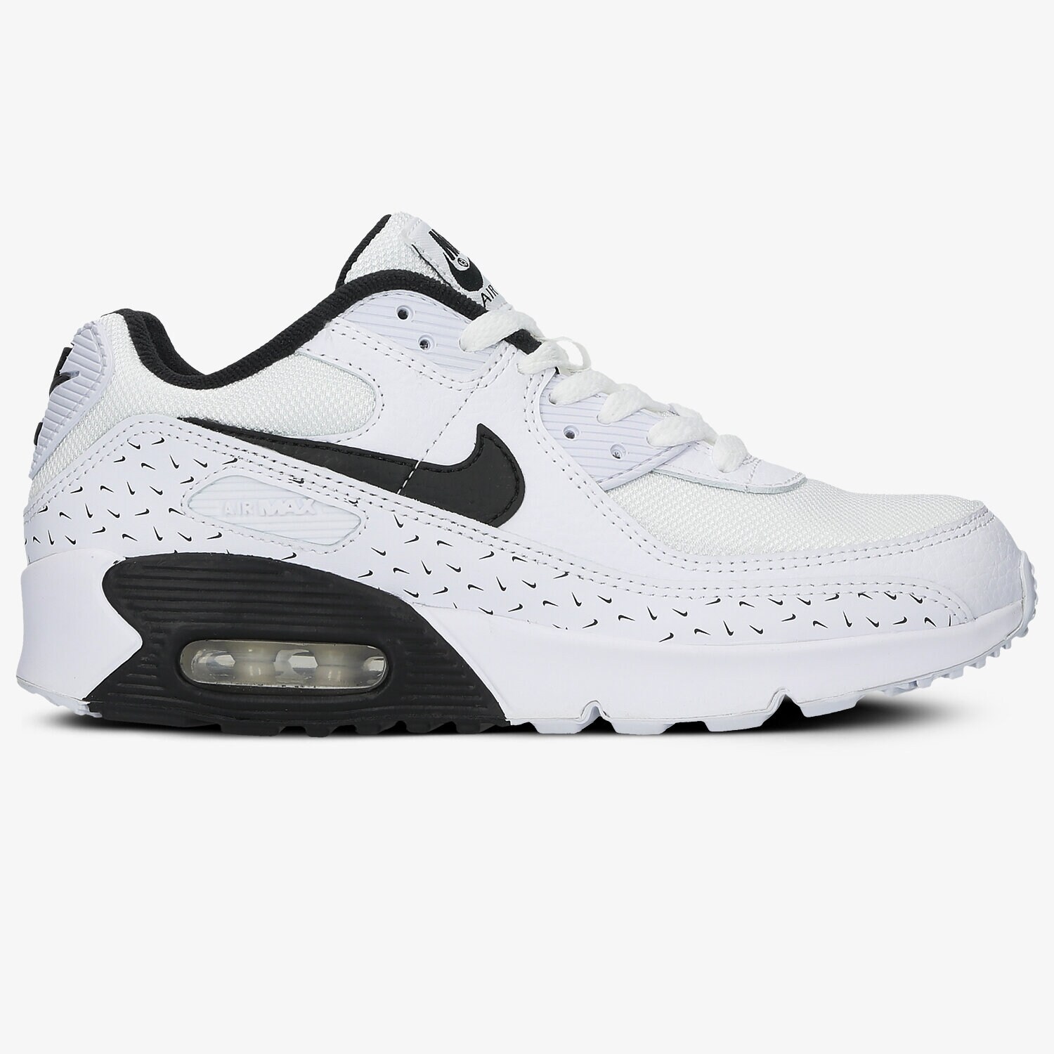 Buty sneakersy dla dzieci NIKE AIR MAX 90 GS DC9198-100 BIAŁY