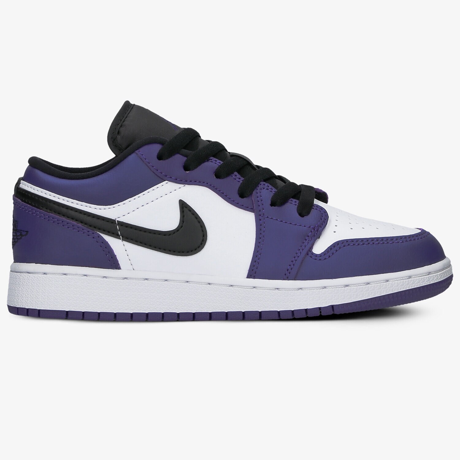 Buty sneakersy dla dzieci AIR JORDAN 1 LOW  553560-500 FIOLETOWY