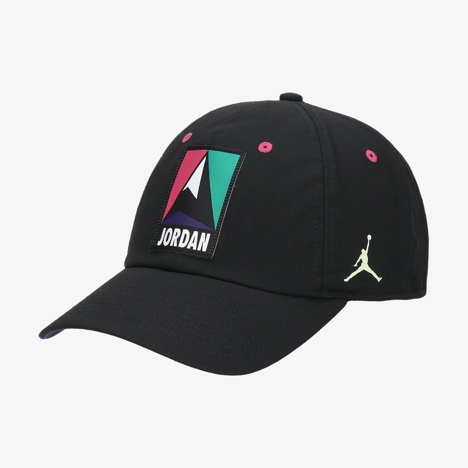 Czapka z daszkiem dla dzieci JORDAN CZAPKA JORDAN H86 CAP MT SIDE DA2086-010 CZARNY