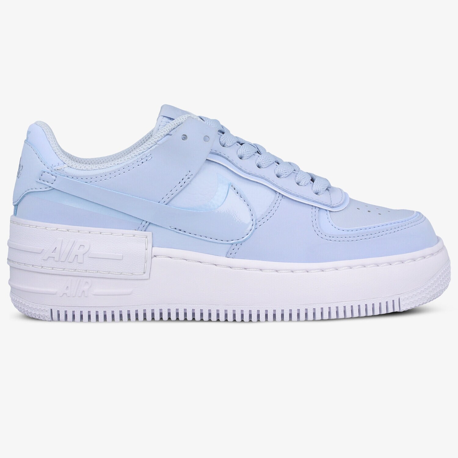 Buty sneakersy damskie NIKE WMNS AF1 SHADOW IL  CV3020-400 NIEBIESKI