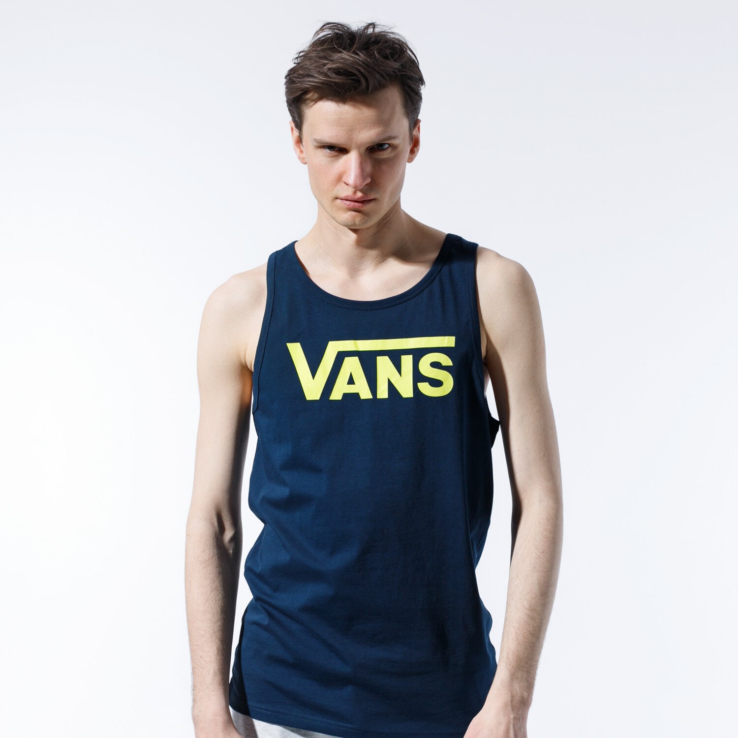 Koszulka, t-shirt sportowy męski VANS TANK VANS CLASSIC TANK VN000Y8VYMQ1 CZARNY