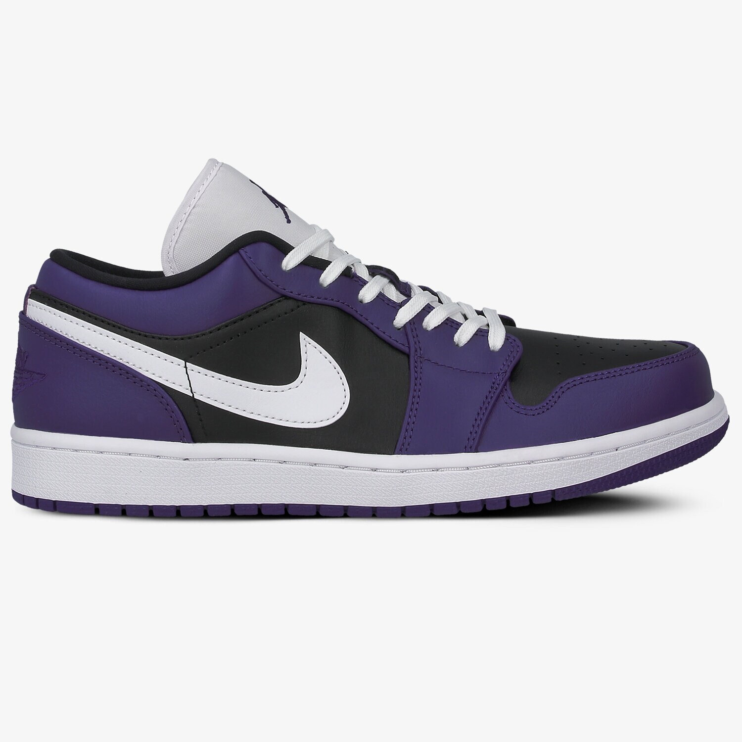 Buty sneakersy męskie AIR JORDAN 1 LOW 553558-501 NIEBIESKI