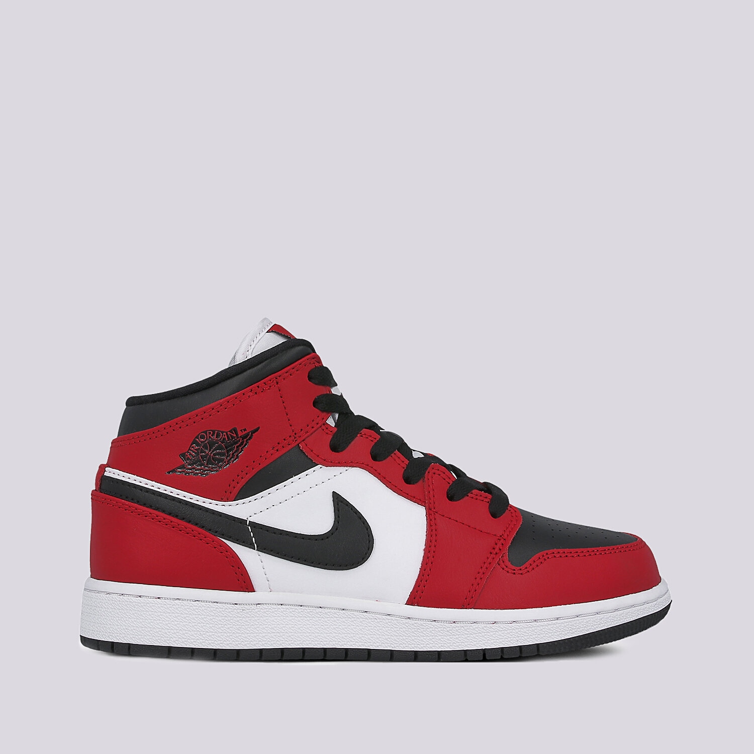Buty sneakersy dla dzieci JORDAN AIR 1 MID  554725-069 CZERWONY