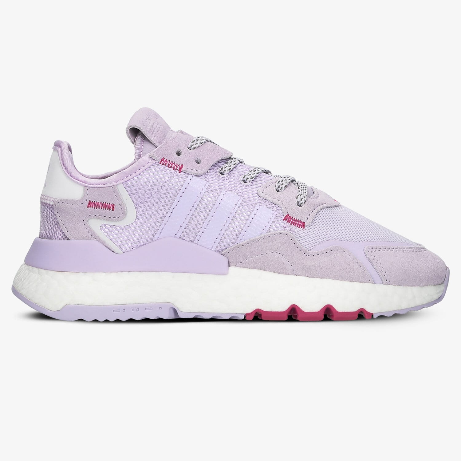 Buty sneakersy dla dzieci ADIDAS NITE JOGGER J FV4557 FIOLETOWY