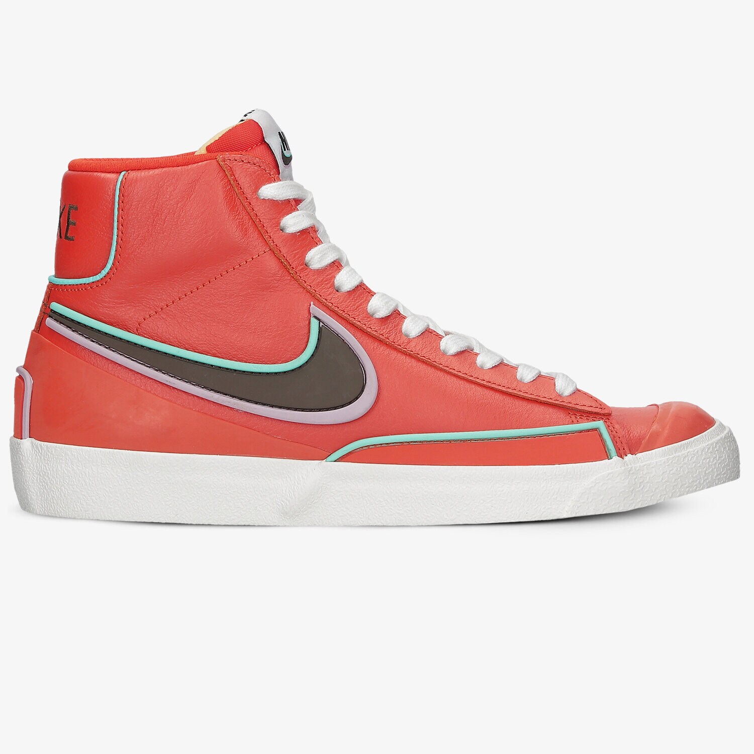 Buty sneakersy męskie NIKE BLAZER MID '77 INFINITE DA7233-800 CZERWONY