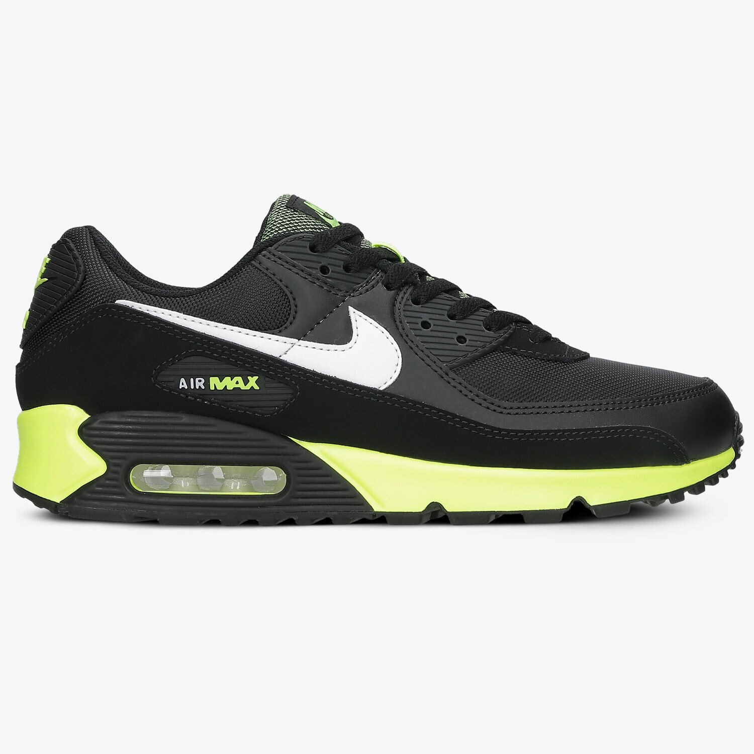 Buty sneakersy męskie NIKE AIR MAX 90 DB3915-001 CZARNY