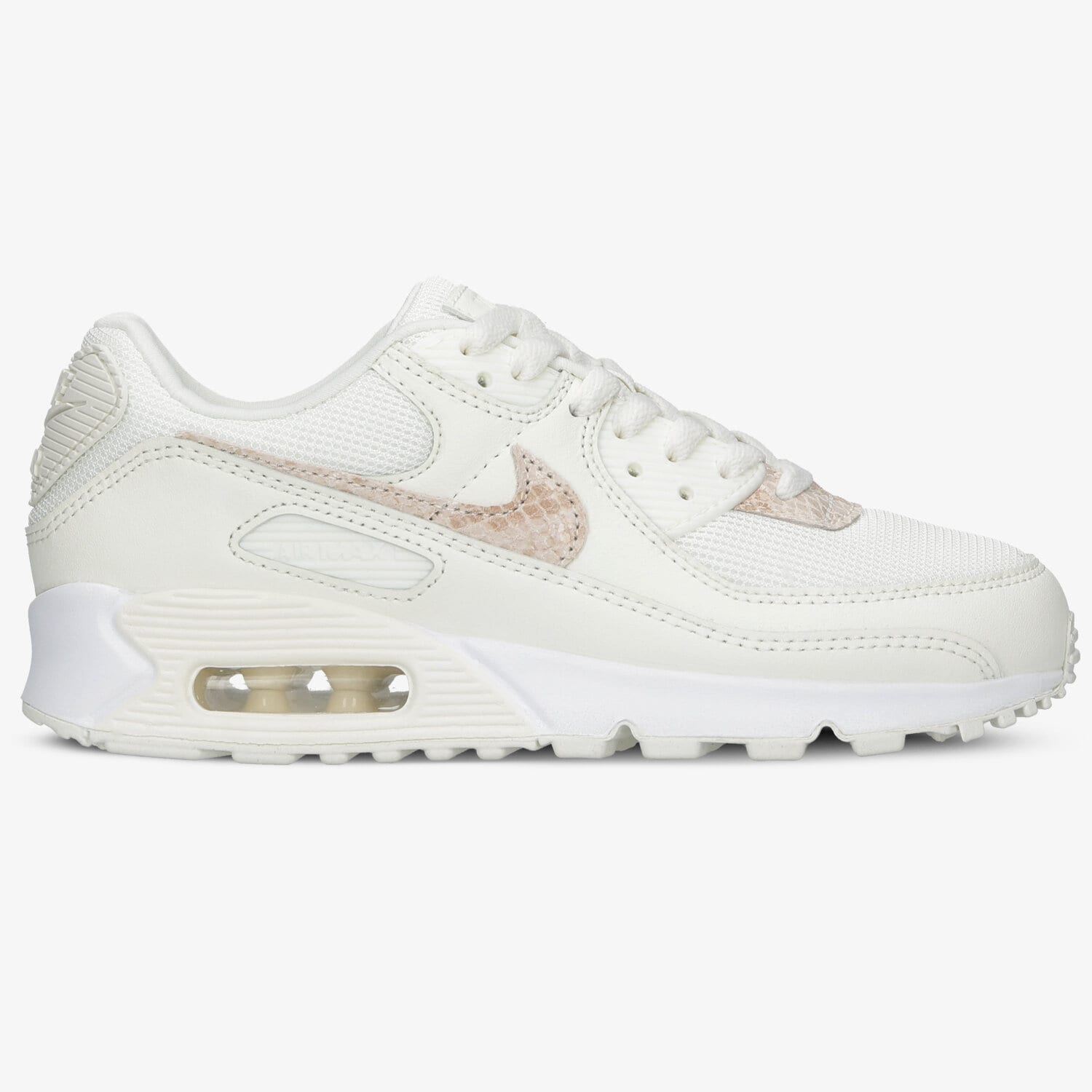 Buty sneakersy damskie NIKE WMNS AIR MAX 90 AX DH4115-101 BEŻOWY