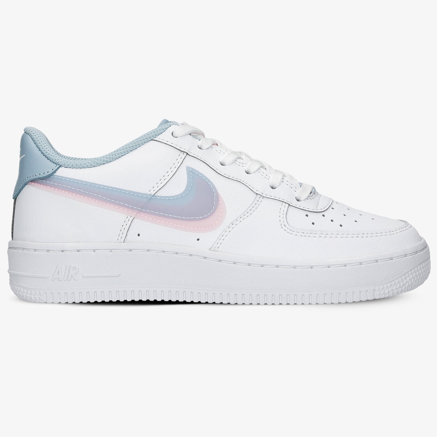 Buty sneakersy dla dzieci NIKE AIR FORCE 1 LV8 CW1574-100 BIAŁY