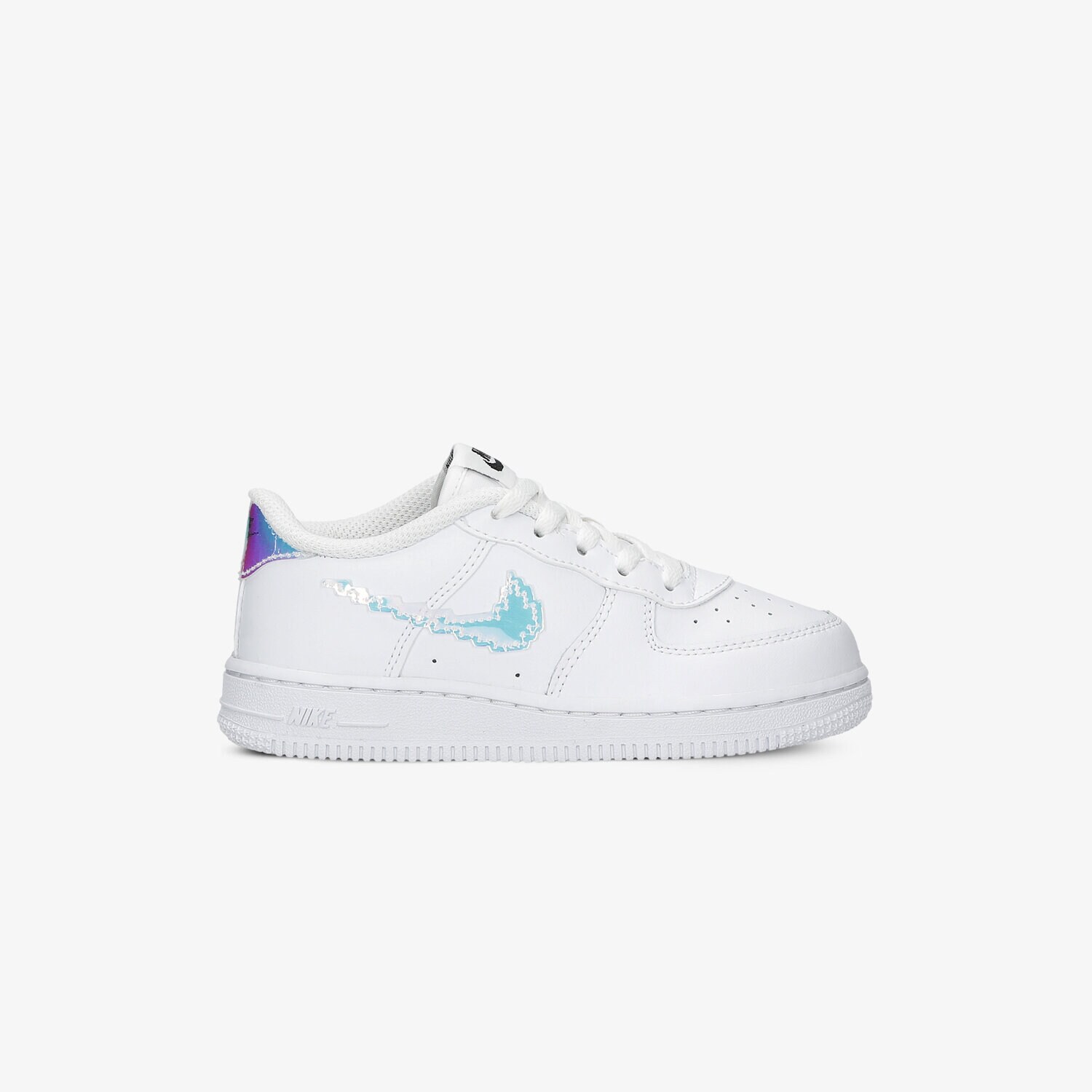 Buty sneakersy dla dzieci NIKE FORCE 1 CW1582-100 BIAŁY