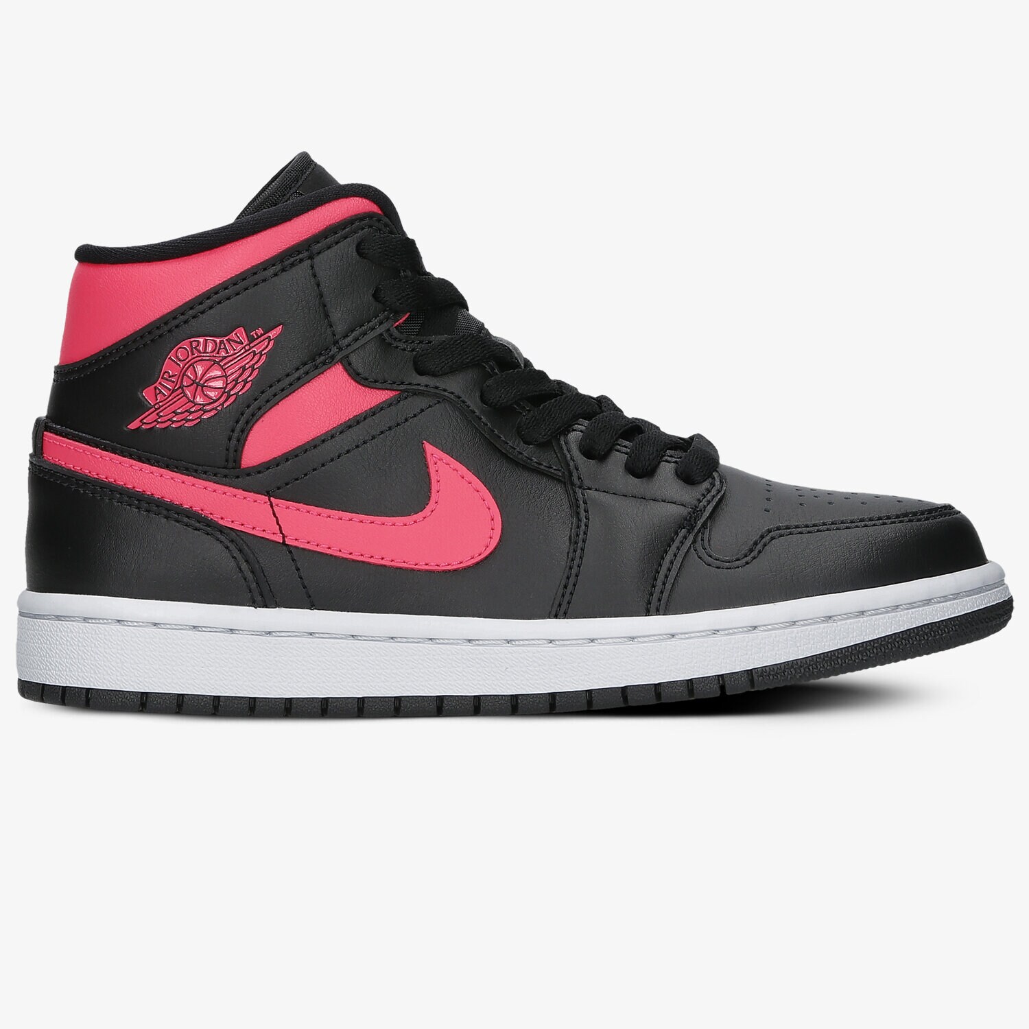 Buty sneakersy damskie AIR JORDAN 1 MID  BQ6472-004 CZARNY