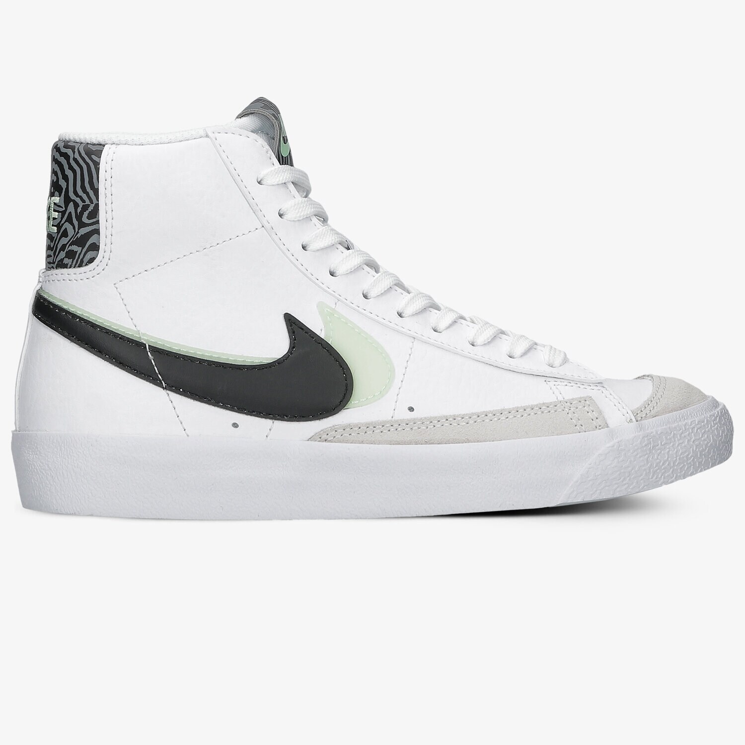 Buty sneakersy dla dzieci NIKE BLAZER MID '77 SE DD1847-100 BIAŁY