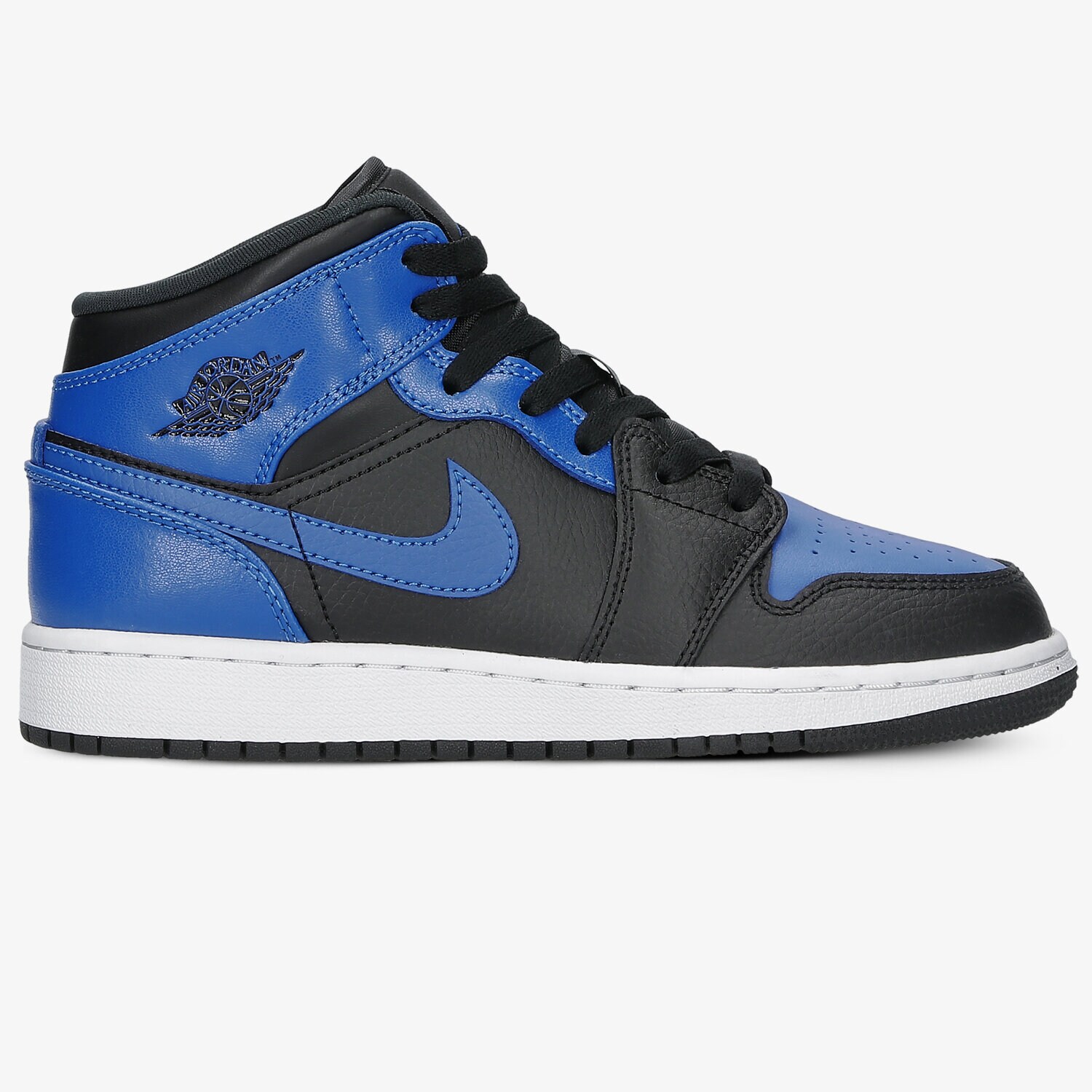 Buty sneakersy dla dzieci AIR JORDAN 1 MID 554725-077 NIEBIESKI