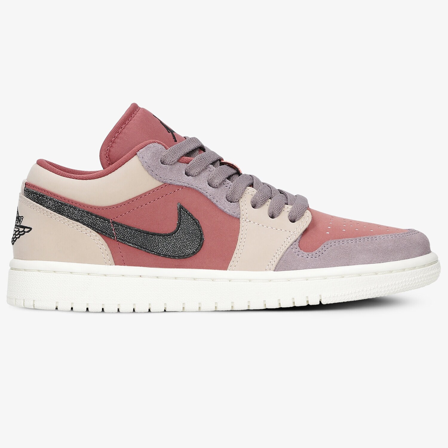 Buty sneakersy damskie AIR JORDAN 1 LOW DC0774-602 RÓŻOWY
