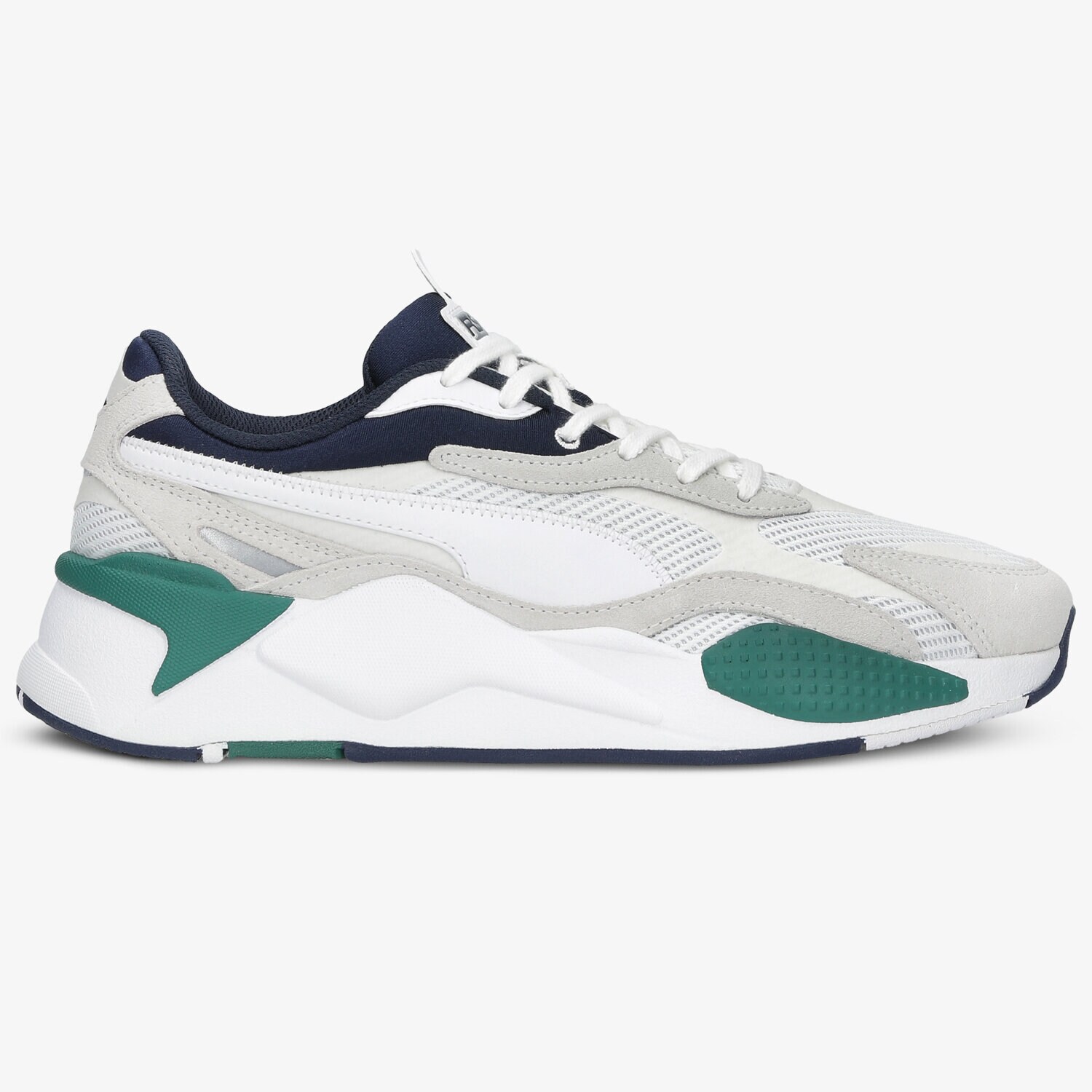 Buty sneakersy męskie PUMA RS-X³ TWILL AIRMESH 36884505 BIAŁY