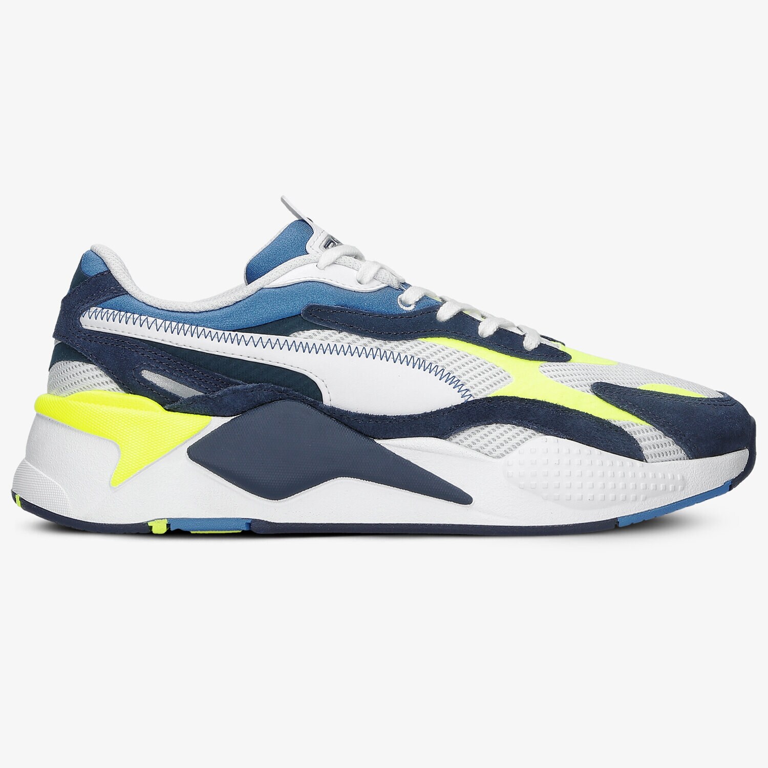 Buty sneakersy męskie PUMA RS-X³ TWILL AIRMESH 36884501 BIAŁY