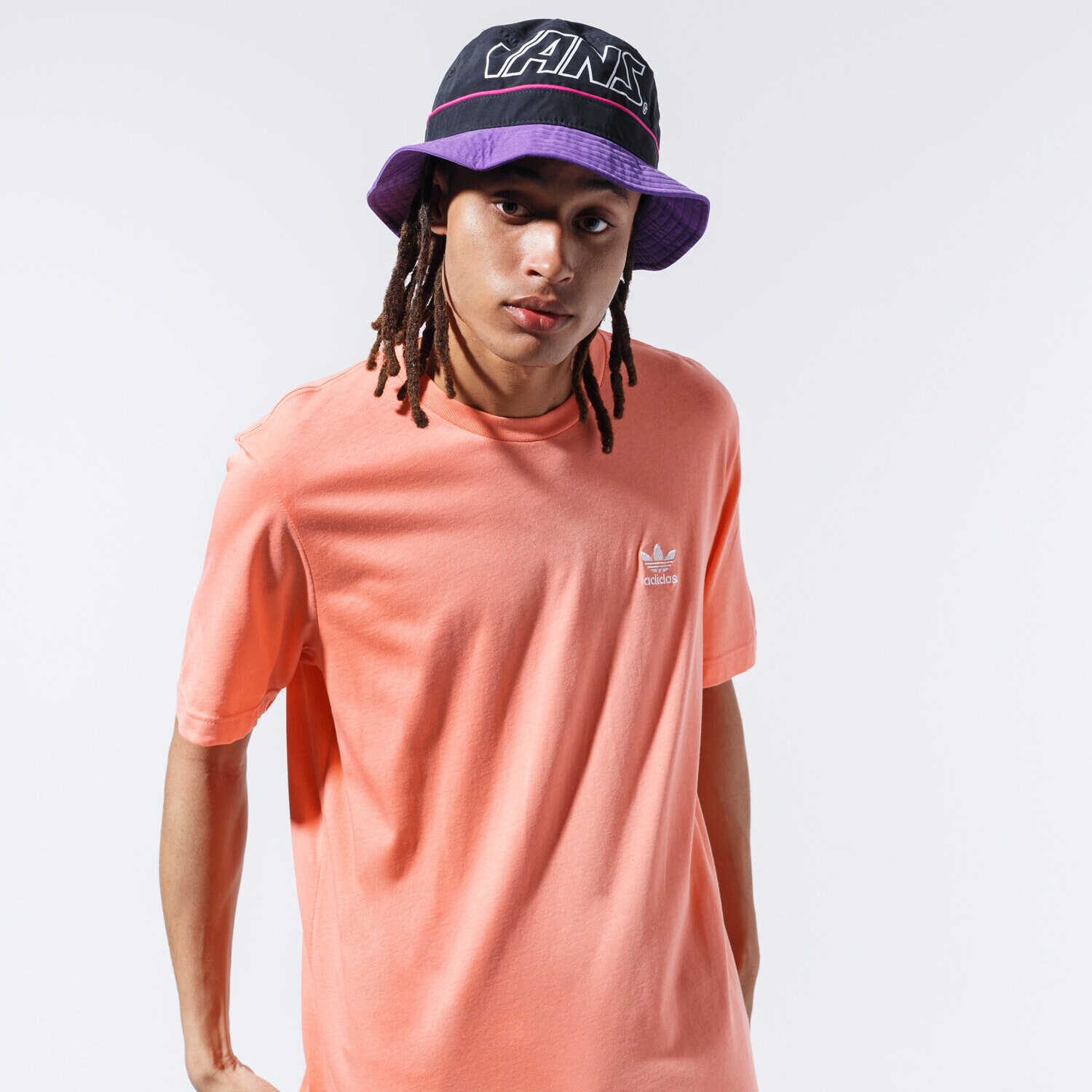 Koszulka, t-shirt sportowy męski ADIDAS T-SHIRT ESSENTIAL TEE FM9963 POMARAŃCZOWY