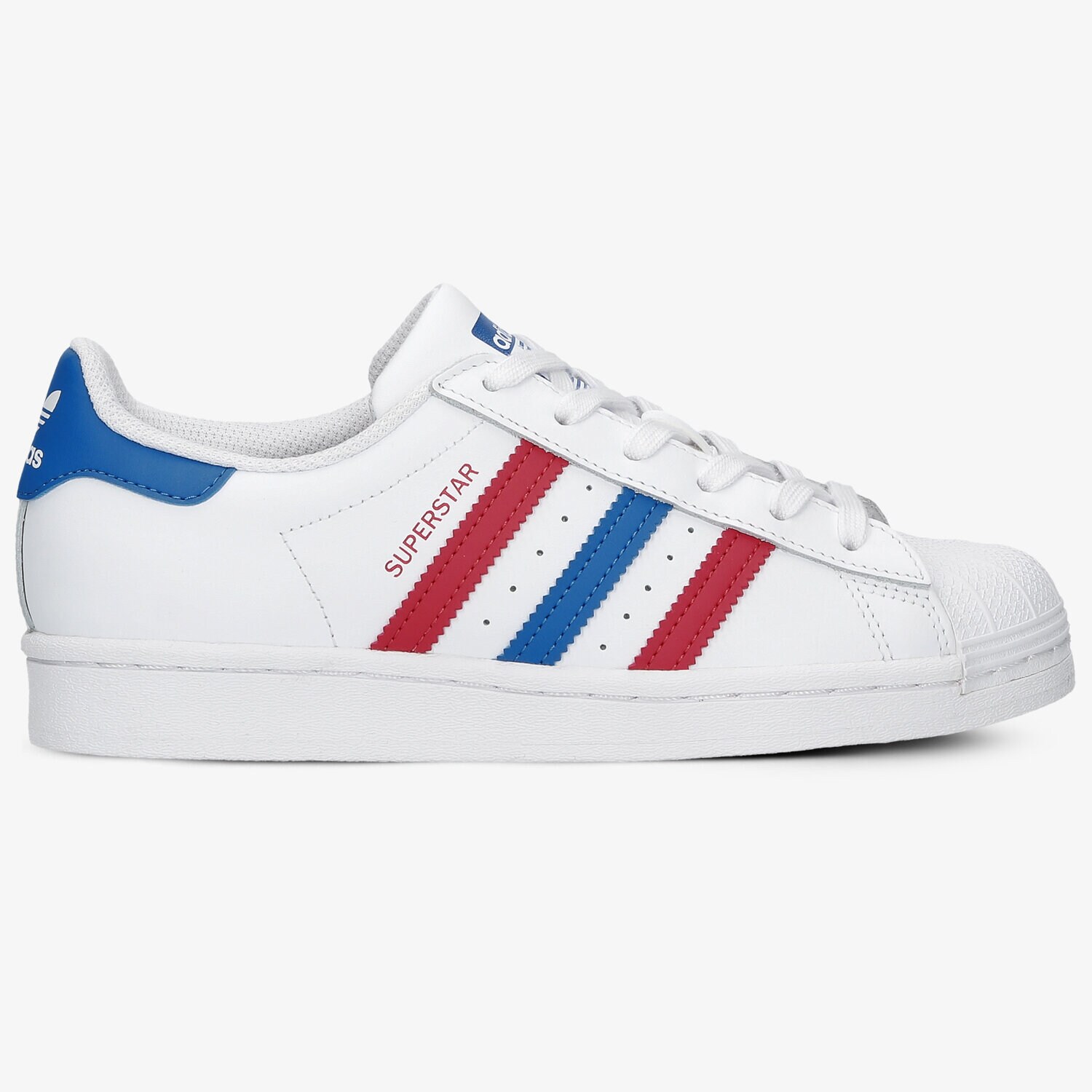 Buty sneakersy dla dzieci ADIDAS SUPERSTAR J FW5851 BIAŁY
