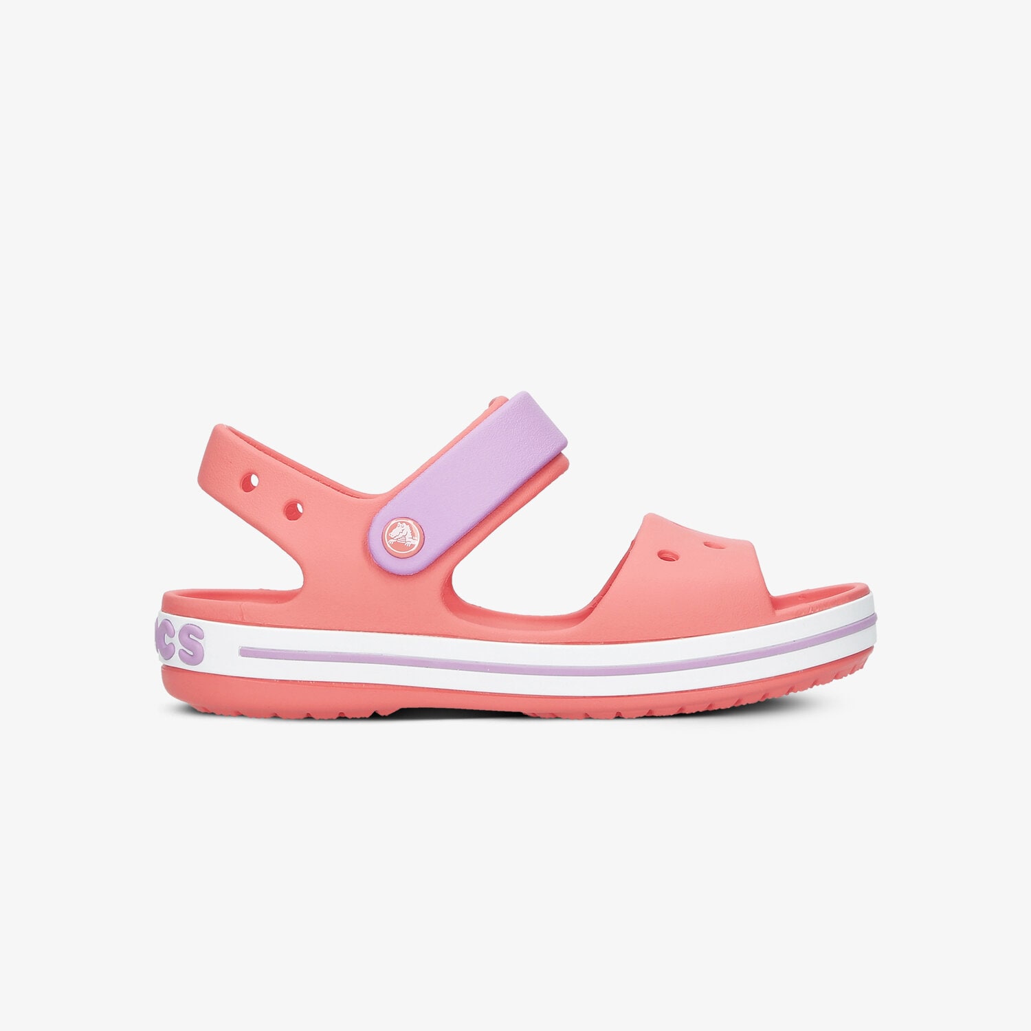 CROCS CROCBAND SANDAL KIDS 128566SLK POMARAŃCZOWY