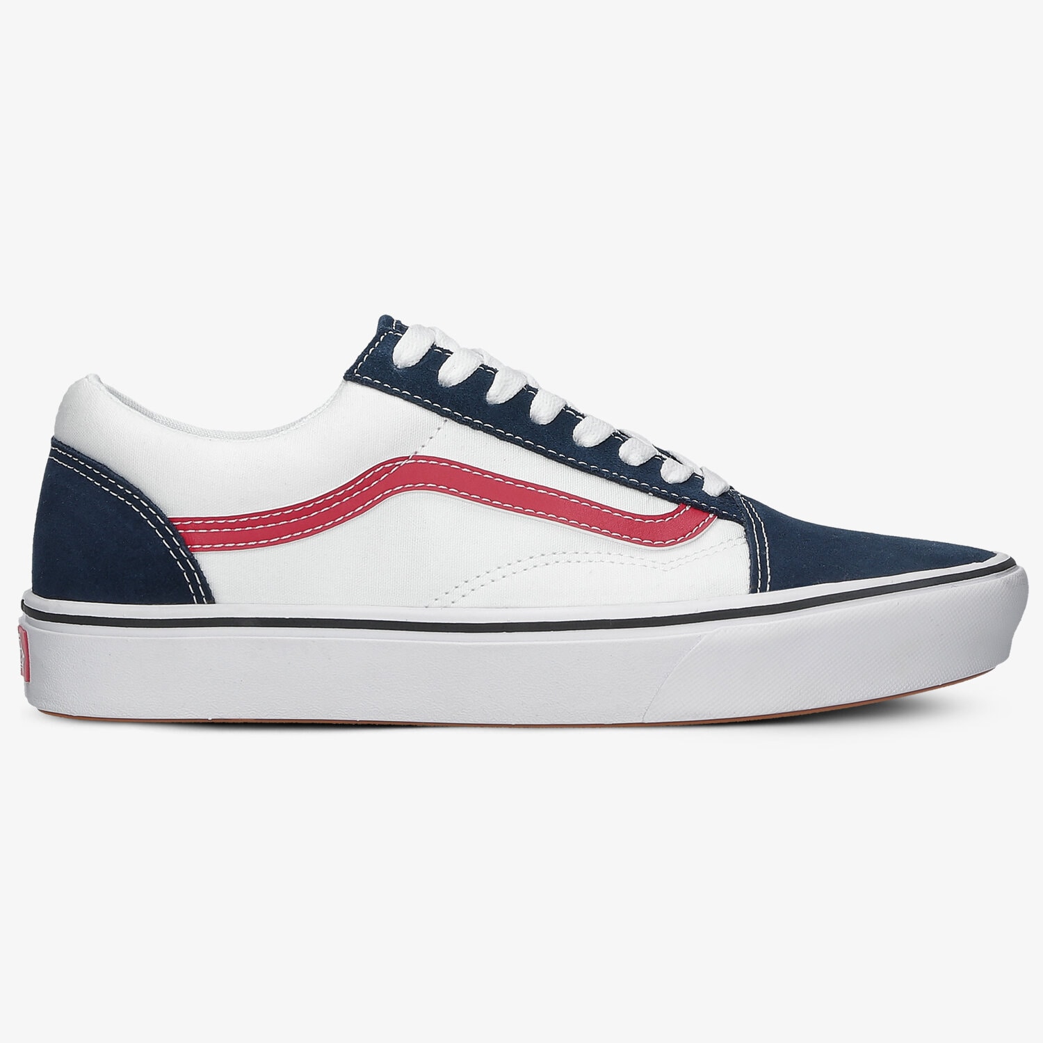 Buty sneakersy męskie VANS UA COMFYCUSH OLD SKOOL VN0A3WMA49S1 GRANATOWY