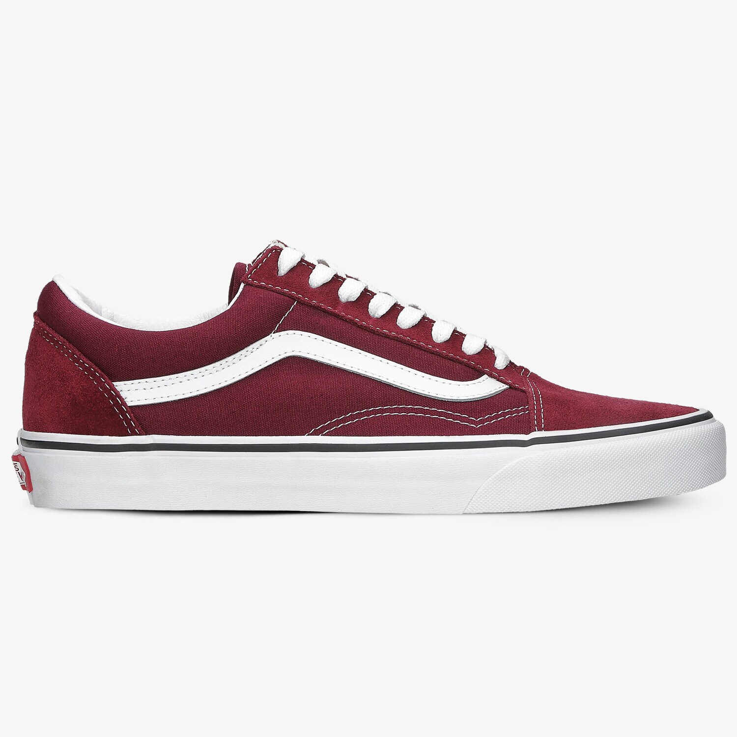 Buty sneakersy męskie VANS UA OLD SKOOL VN0A38G15U71 BORDOWY