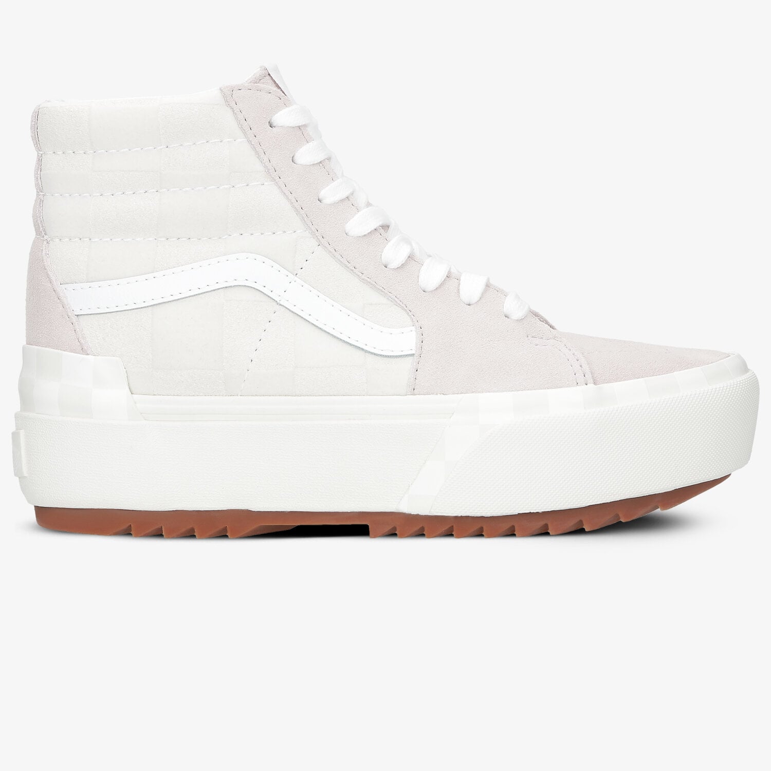 Damskie trampki, tenisówki VANS UA SK8-HI STACKED VN0A4BTW5ZR1 BIAŁY