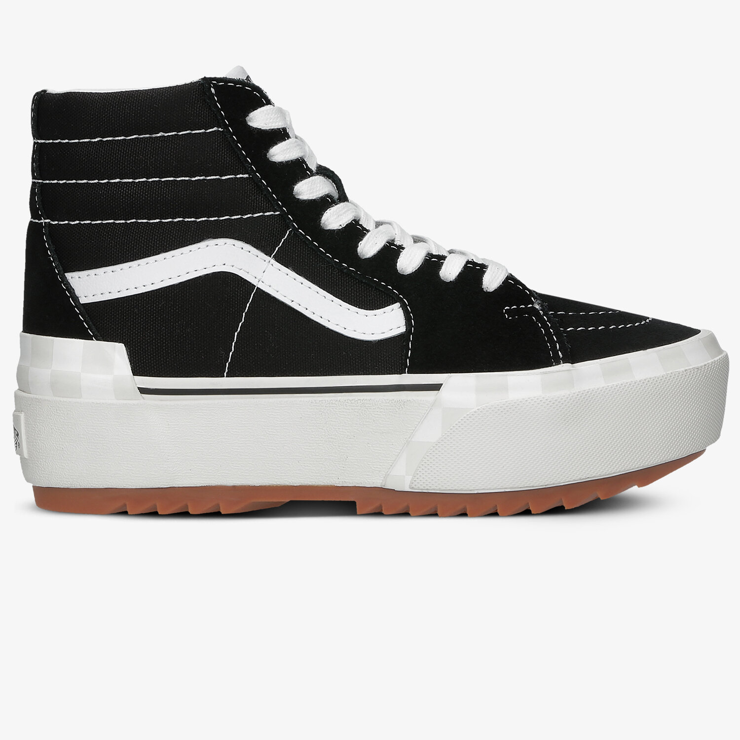 Damskie trampki, tenisówki VANS UA SK8-HI STACKED VN0A4BTW5ZN1 CZARNY