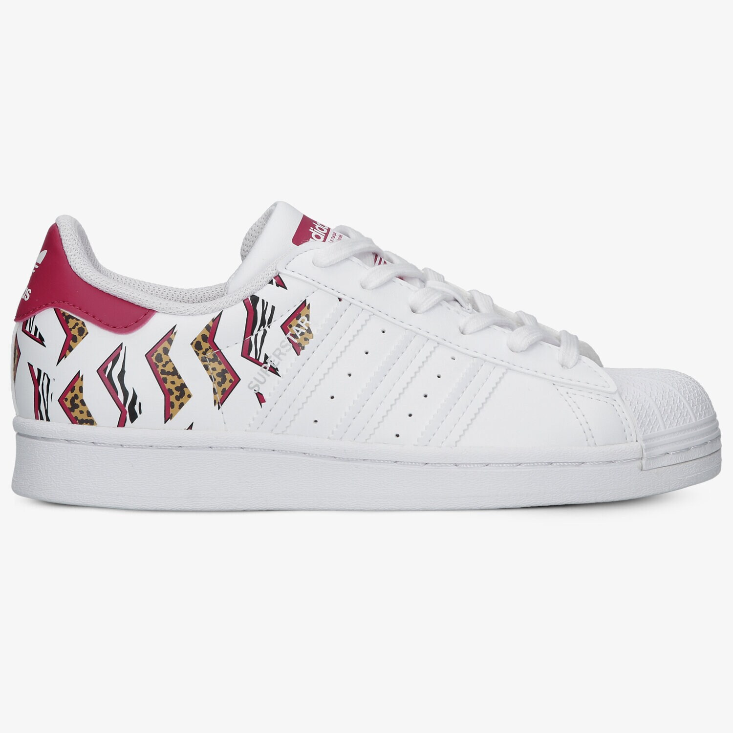 Buty sneakersy dla dzieci ADIDAS SUPERSTAR J FY2668 BIAŁY