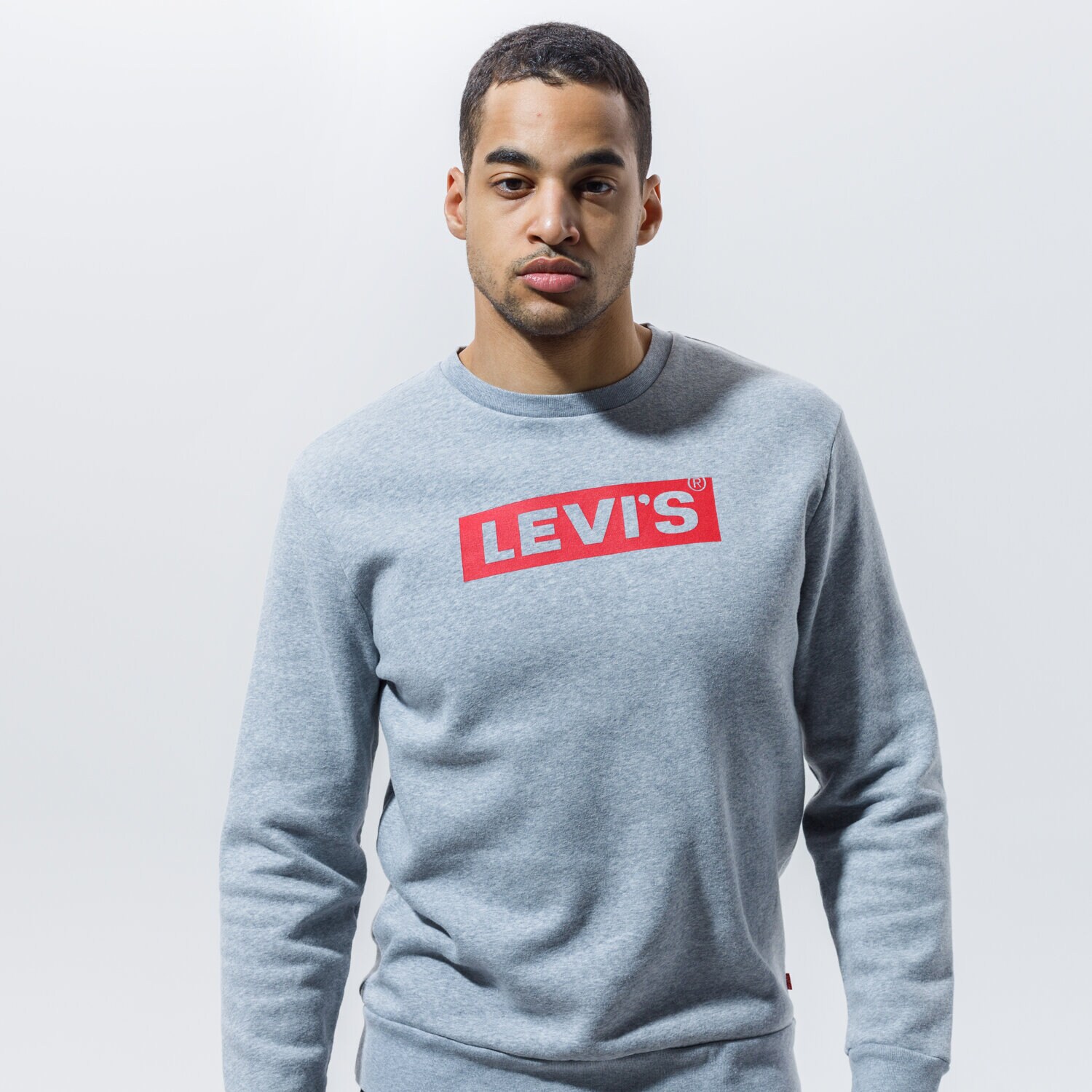 Bluza męska LEVI'S BLUZA T3 GRAPHIC CREW 38796-0028 SZARY