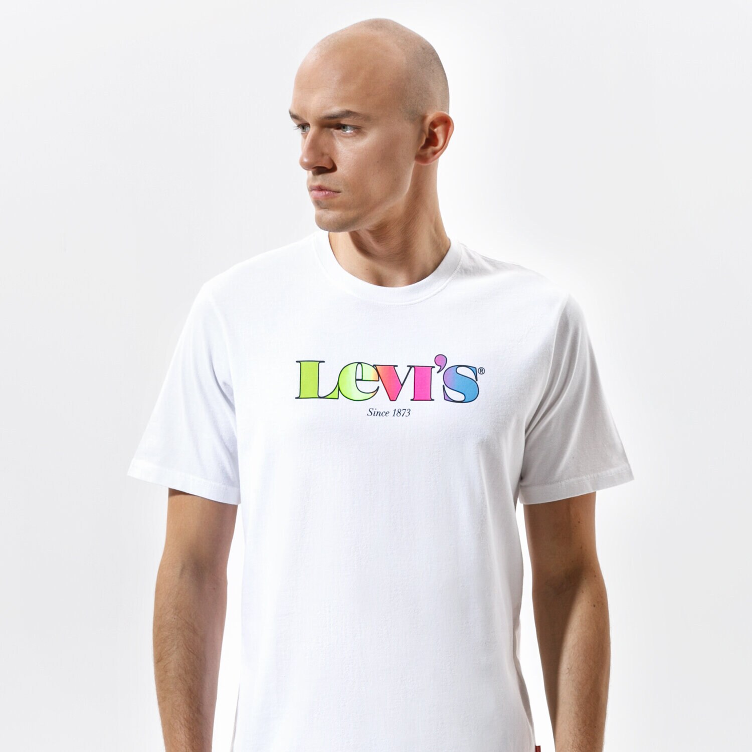 Koszulka, t-shirt sportowy męski LEVI'S T-SHIRT SS RELAXED FIT TEE 16143-0159 BIAŁY