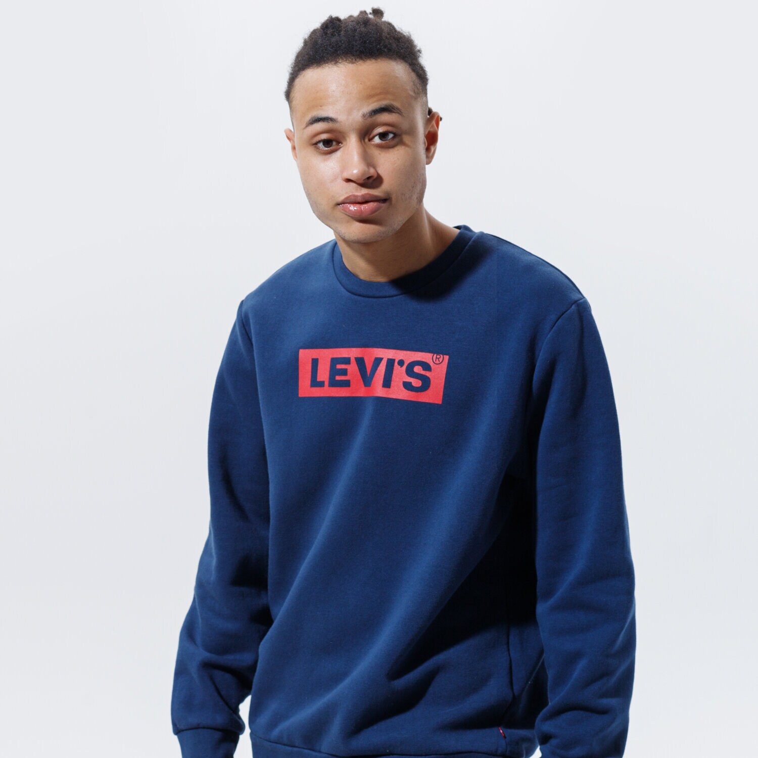 Bluza męska LEVI'S BLUZA T3 GRAPHIC CREW 38796-0029 GRANATOWY