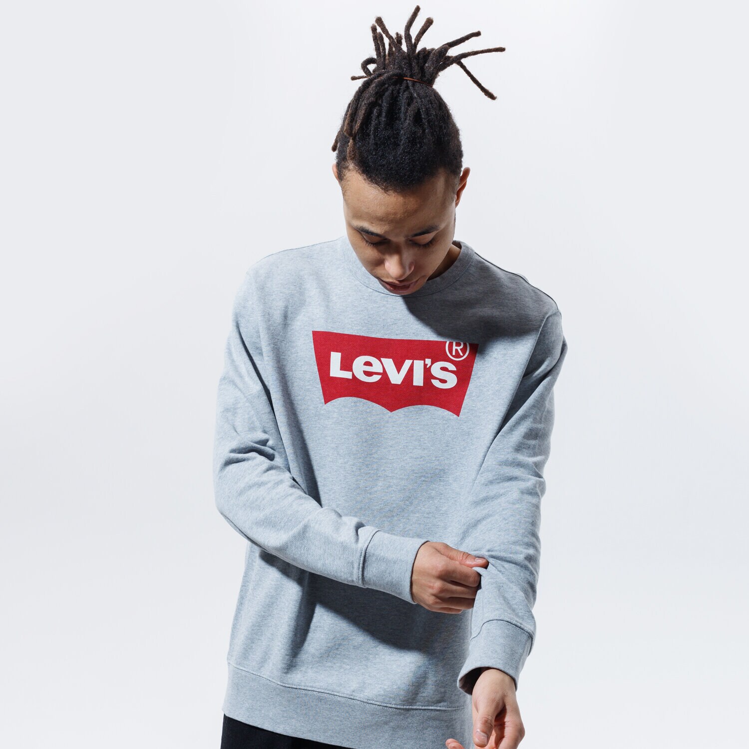 Bluza męska LEVI'S BLUZA GRAPHIC CREW B 17895-0079 SZARY