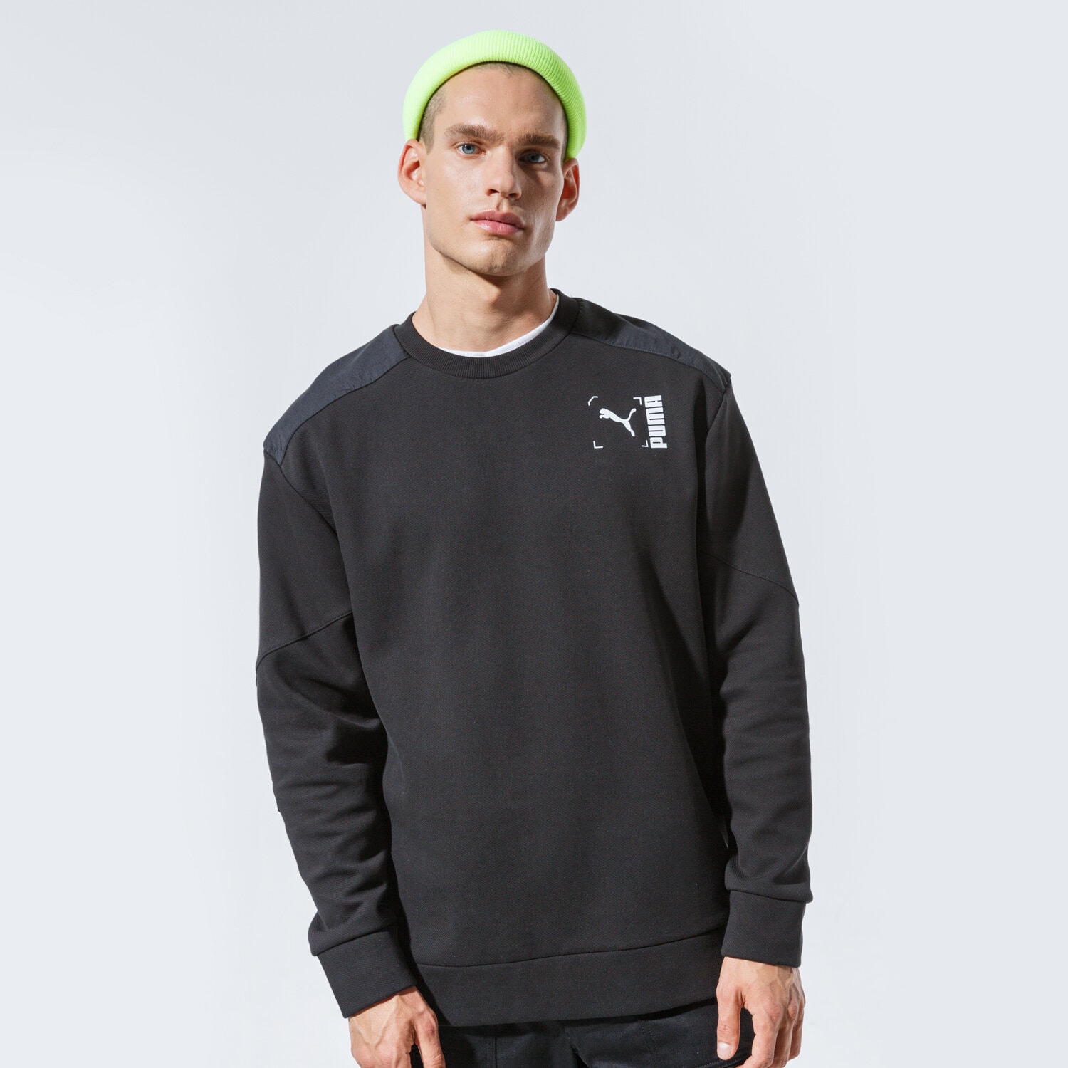 Bluza męska PUMA BLUZA NU-TILITY CREW 58344001 CZARNY