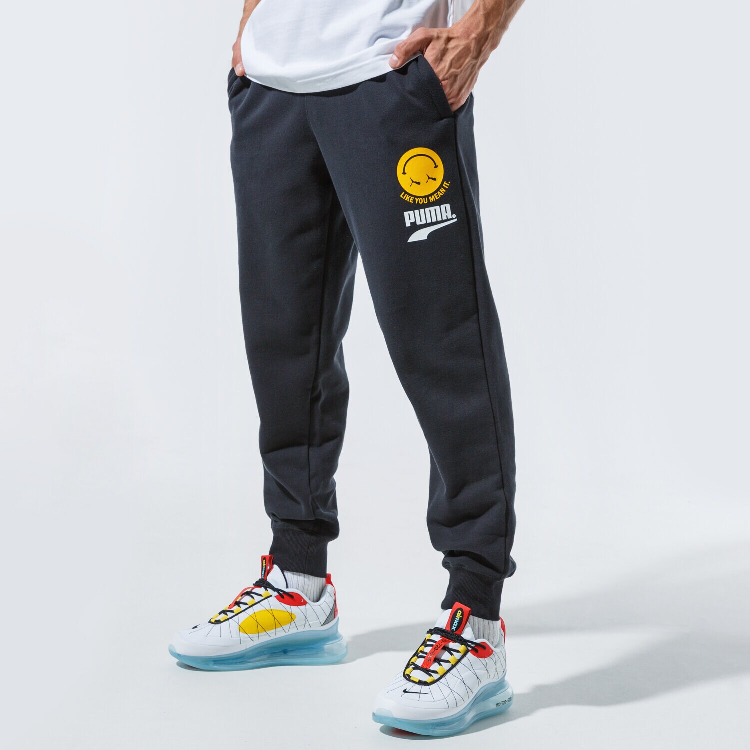 Spodnie sportowe męskie PUMA SPODNIE PUMA CLUB PANTS 59879401 CZARNY