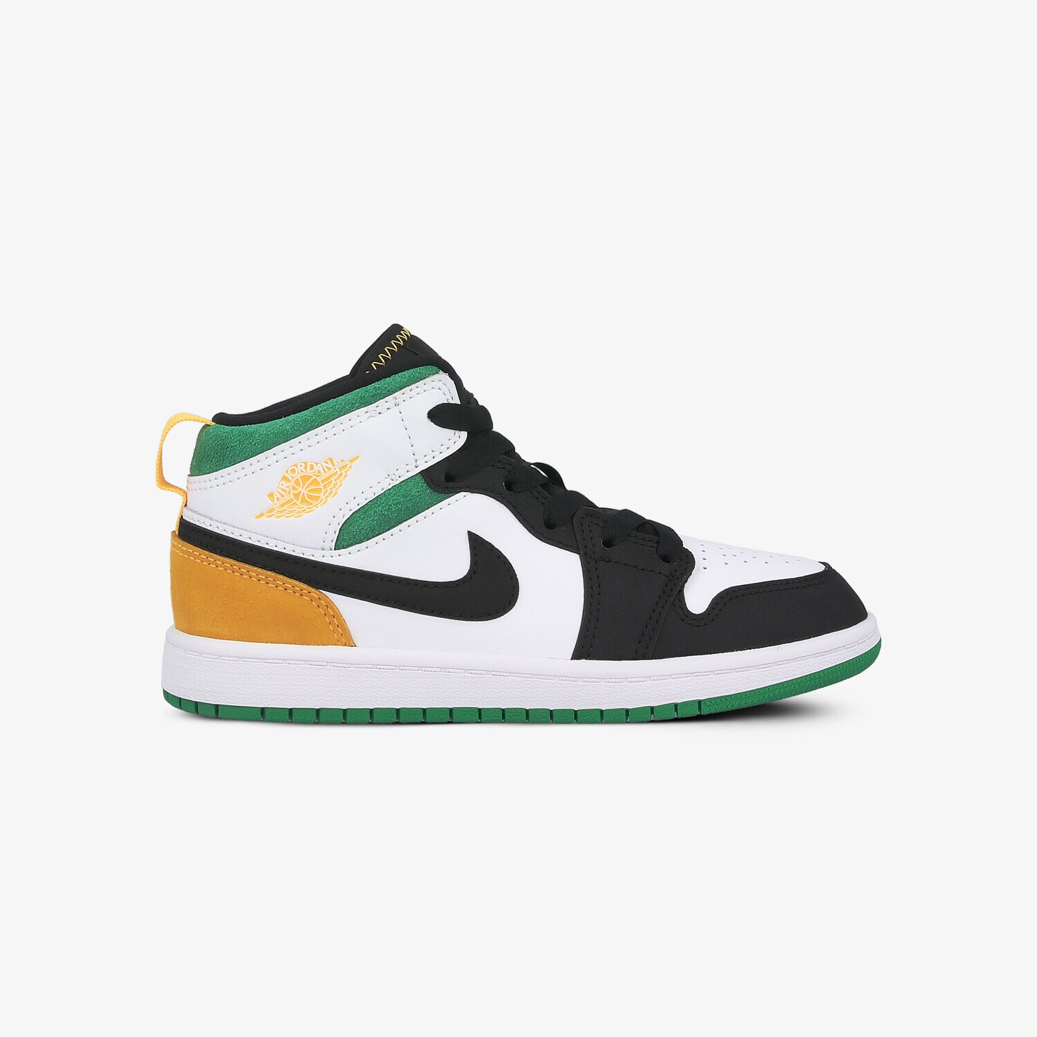 Buty sneakersy dla dzieci JORDAN 1 MID SE BQ6932-101 BIAŁY
